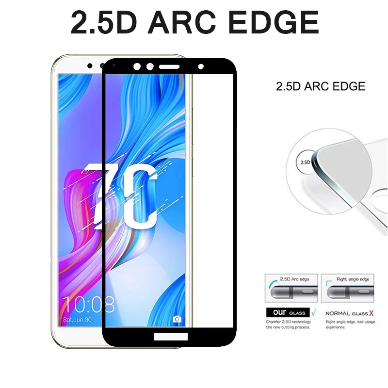 Защитное стекло для Honor 7C Huawei 7 s 7a 7c Pro S X A C закаленное Защита экрана на 7x Honor7c Honor7a