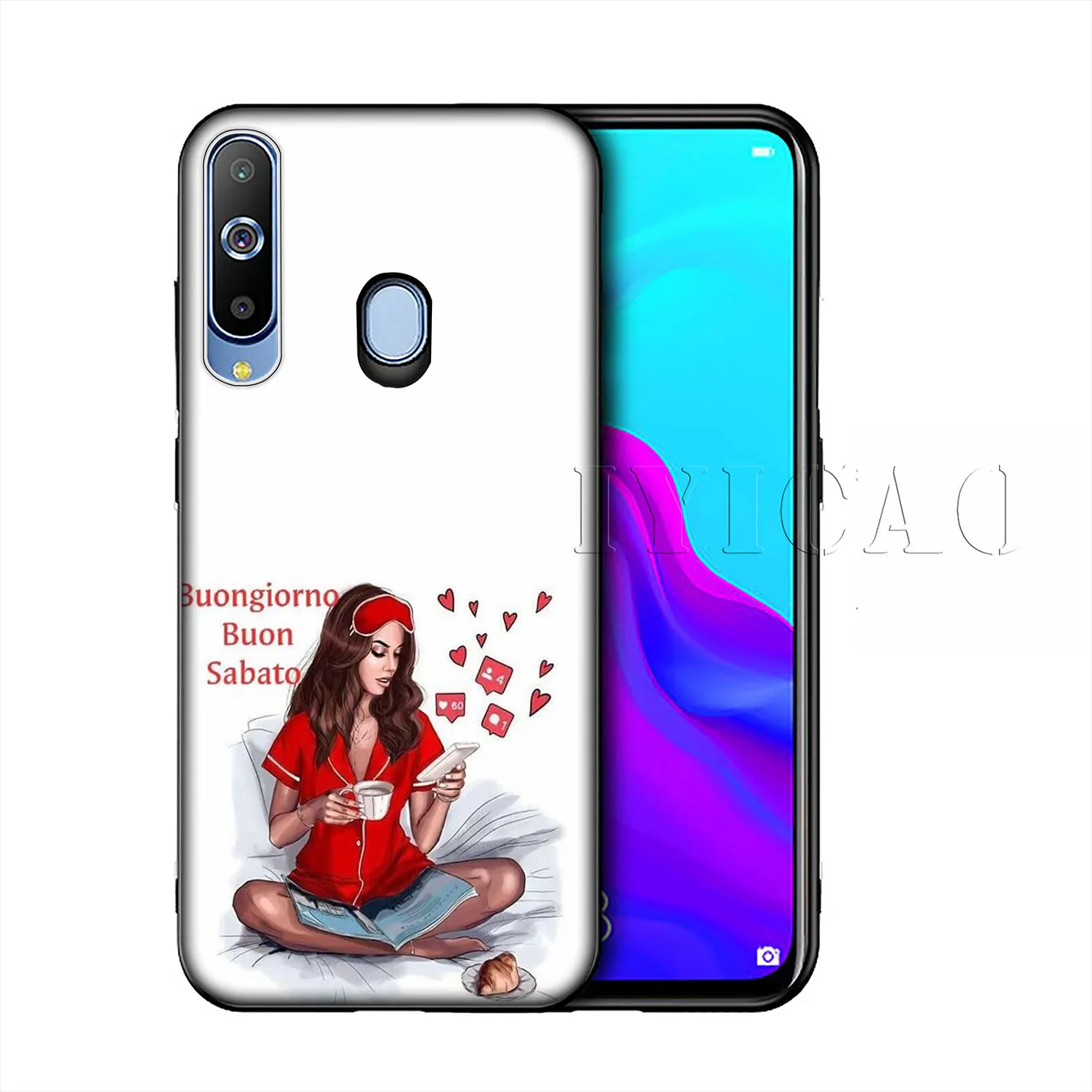 Силиконовый мягкий чехол для Samsung Galaxy A10 A30 A40 A50 A70 M10 M20 M30|Бамперы| |