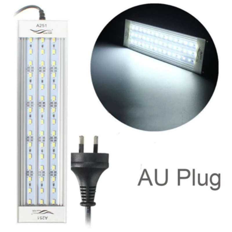 A251 AU Plug Высококачественный аквариумный светодиодный светильник ing 20-50 см, светильник для выращивания растений в аквариуме с зажимом, декоративная лампа EN/AU Plug peceras iluminacion - Цвет: A251 AU Plug