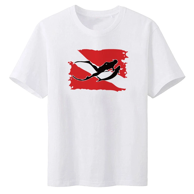 2018 t shirt men animal T Shirt High Quality For Man Better Dive Flag Summer Fashion Funny Print T-Shirts s-xxxl | Мужская одежда