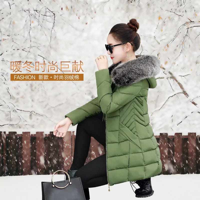 Парка женская с искусственным мехом|parka female|winter coat women furcoat jacket |