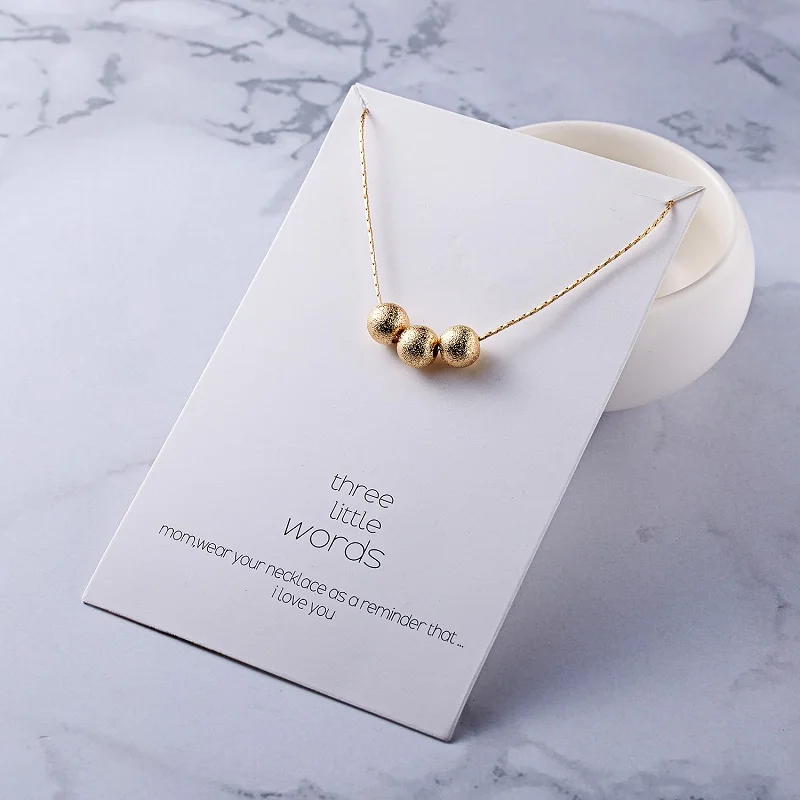 2021 модные Избранное белая бумажная карточка в виде ракушки шарма ожерелья строка