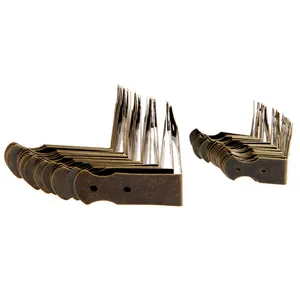 Чехол для чемодана из античной бронзы, декоративный, для украшения мебели, 12 шт.