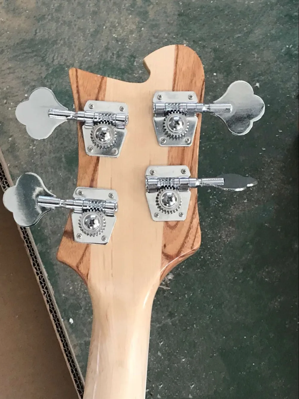 Натуральный цвет Rickenback на заказ 4003 firglo 4 струны бас гитара Рик бас двойной выход чернила моно и стерео