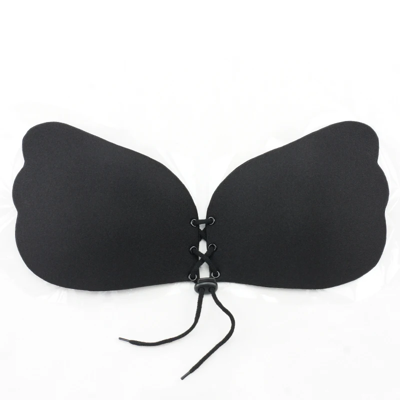 100 pcs wholesale Invisible Bra Support Floral Dot Leopard Strapless Push Up Bra Push-Up Backless Silicone Adhesive Bras