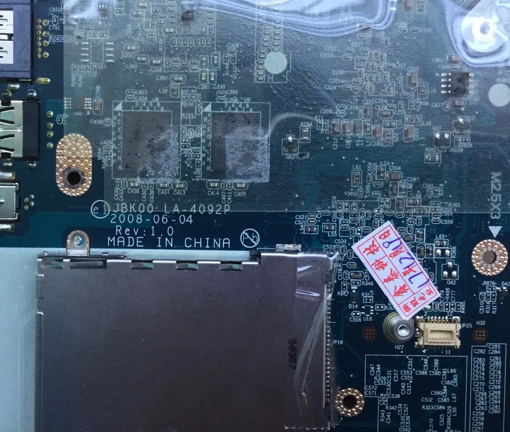 Оригинальная материнская плата ноутбука для hp Pavilion DV7 503395-001 JBK00 LA-4092P разъем S1 DDR2 полностью протестирована