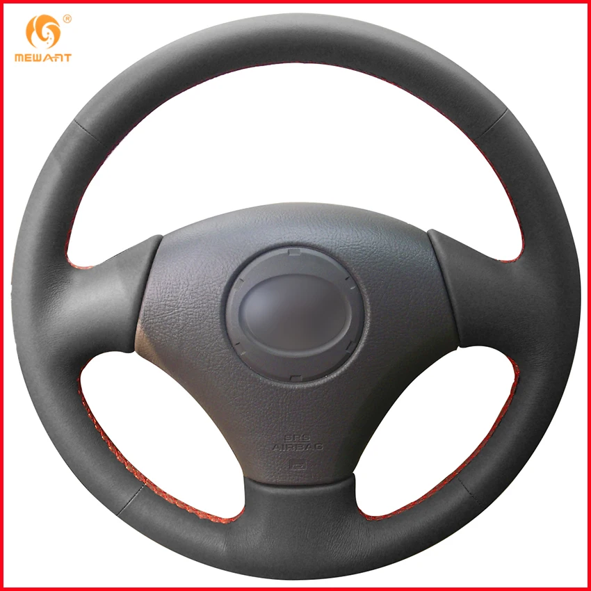 MEWANT для Toyota Vios Corolla 2000 2004 Mark 2 Lexus GS430 GS300 черная искусственная кожа|car steering wheel