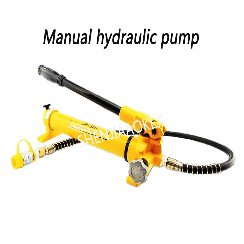 Manual hydraulic pump 600kg/cm2 Ultra high pressure pump Manual pump Sealed/no oil leakage commercial manufacture CP-390