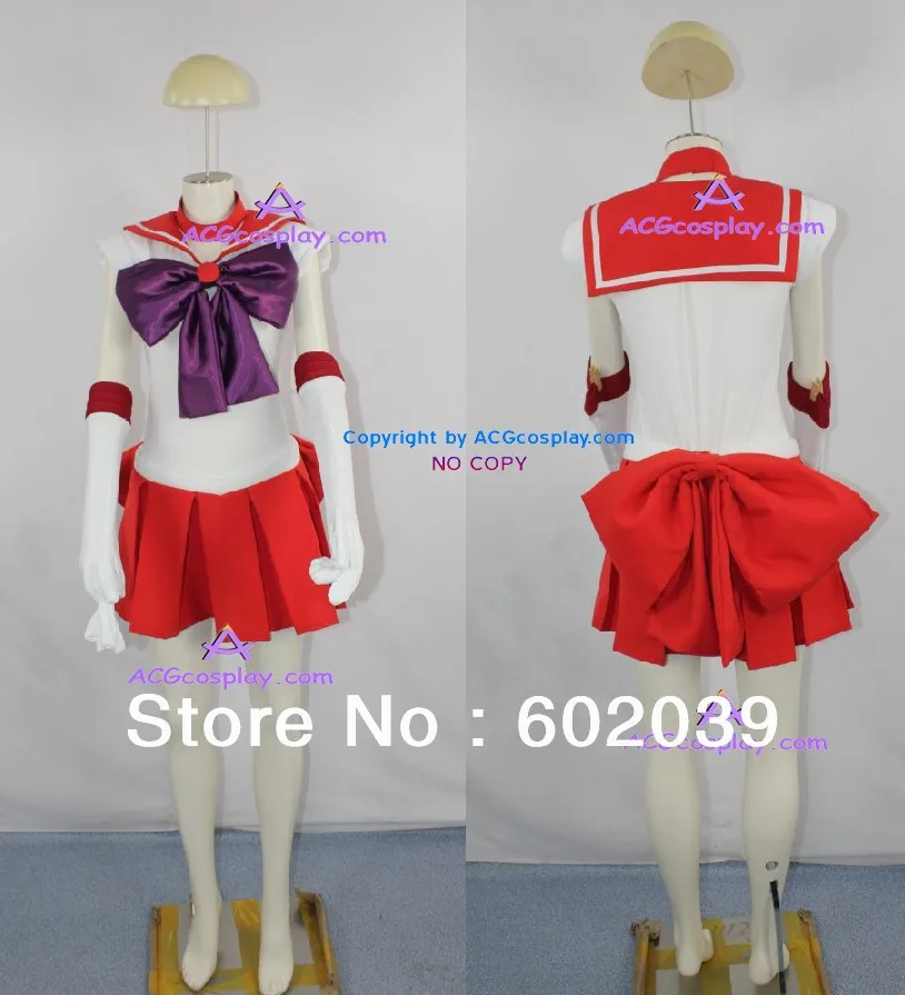 В морском стиле из аниме Сейлор Мун Марс Raye Hino косплейный костюм ACGcosplay|cosplay
