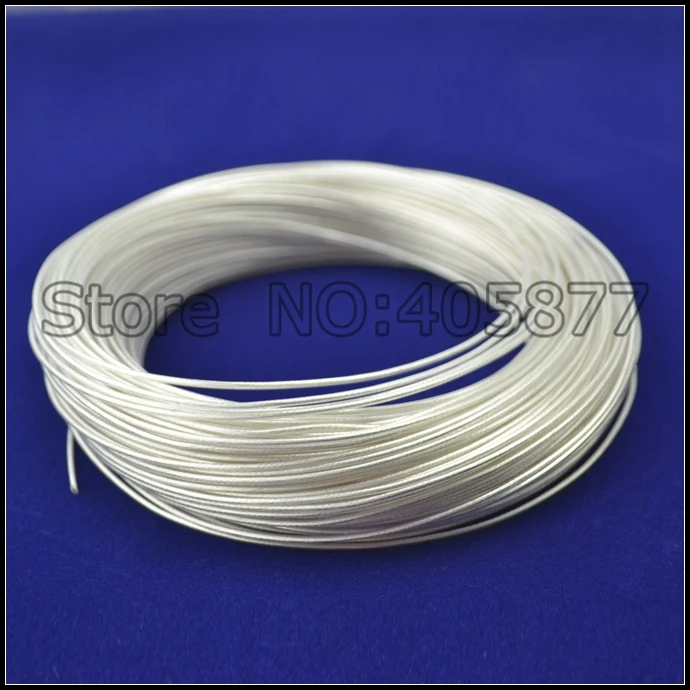 Посеребренный провод 22AWG OCC высокой чистоты для аудио DIY 0 23x7 нитей 95 м 30 мм2 |