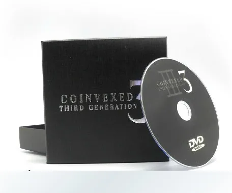Coinvexed 3 0 серия Sharpie (DVD + трюк) волшебные трюки подписанная монета изгиб макро ап