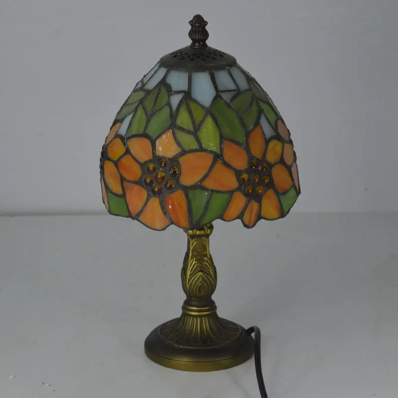Настольная лампа Tiffany E27 110 240 В|glass bedside lamp|table lampbedside lamp |