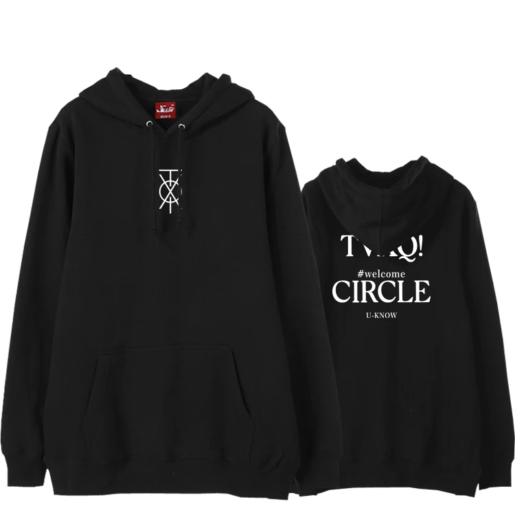 Флисовые/тонкие толстовки для фанатов Kpop tvxq с надписью welcome circle|Женские и
