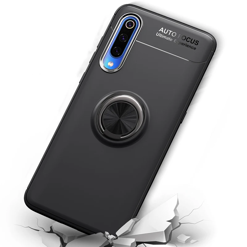 Красочные металлические магнитные кольца-Держатели Чехлы для Xiaomi MI 9 Чехол