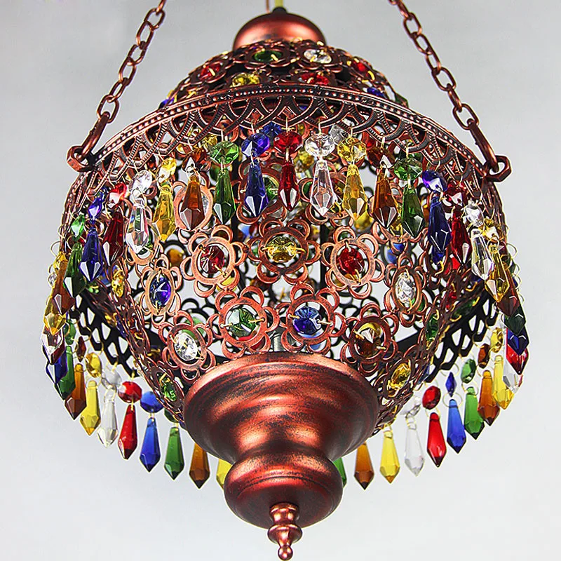 Богемный Средиземноморский подвесной светильник с влюбленными ощущениями для