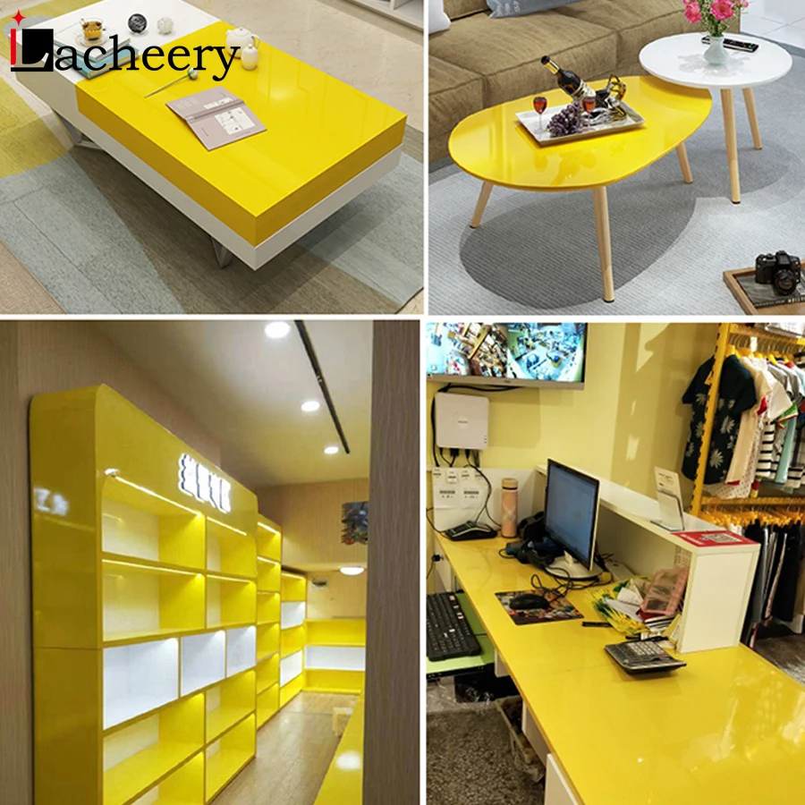 DIY самоклеющиеся декоративные глянцевые обои для современной мебель шкаф для спальни шкаф сплошной цвет контактная бумага домашний декор