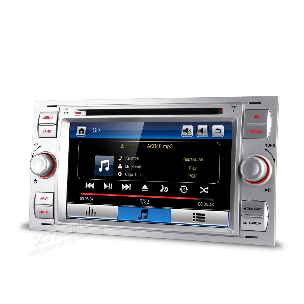 XTRONS 7 &quotHD сенсорный экран 2 din автомобильный DVD плеер радио GPS Навигация стерео для