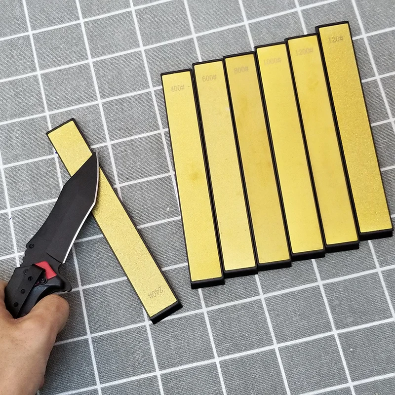 diamond sharpening 120 3000 8000 10000 grit golden stone fine grinding polishing knife sharpener