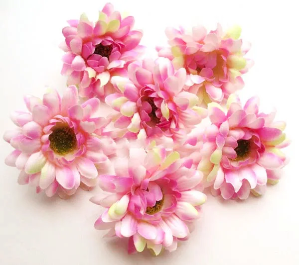 Искусственные головки цветов Западная Хризантема имитация шелковых