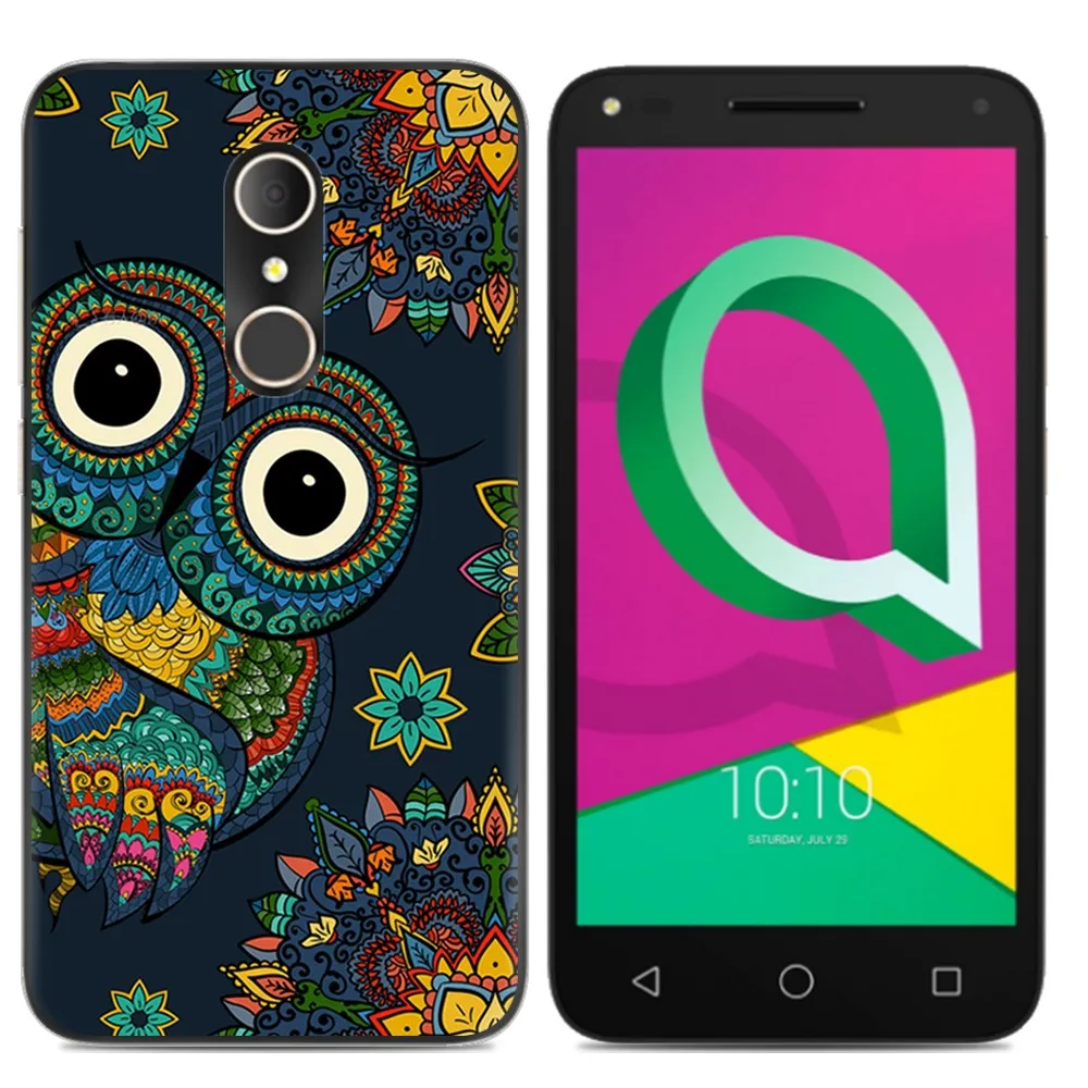 Новое поступление чехол для телефона Alcatel U5 Plus модный дизайн художественный