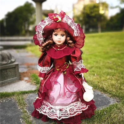 Высота 41 см благосостояние Россия Керамическая кукла Европейский домашней