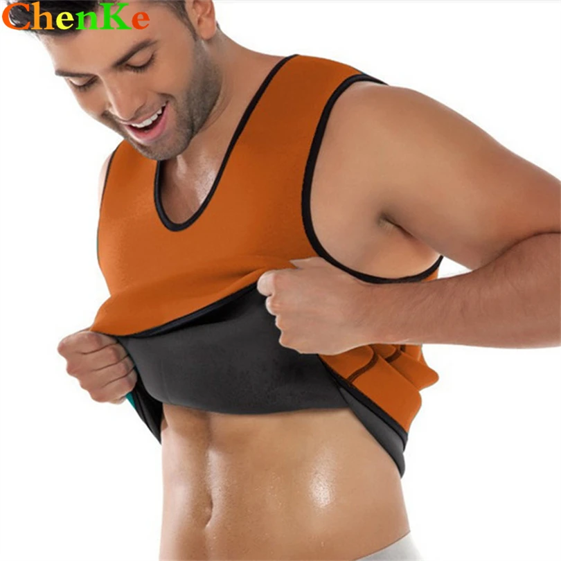 Мужской жилет для похудения неопреновый формирователь тела Мужская футболка