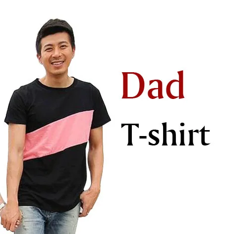 dad t shirt BLACK Одежда для папы и сына; одежда для всей семьи; платья с открытыми плечами для мамы и дочки; одинаковые комплекты для семьи; футболка для семьи; одежда - Цвет: dad t shirt BLACK