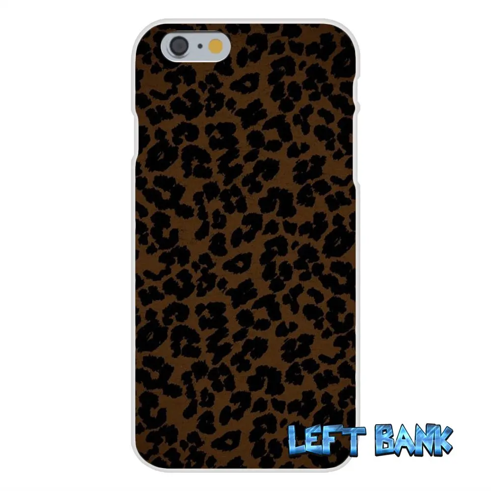 Для iPhone X XR XS MAX 4 4S 5 5S 5C SE 6 S 7 8 Plus Gold желтый пастельный Leopard Мягкий силиконовый