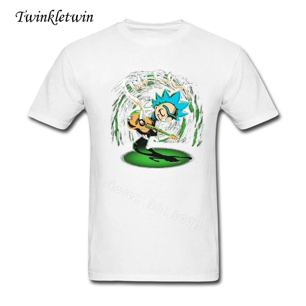 Новый летний Рик и Морти футболка Для мужчин индивидуальный заказ с короткими