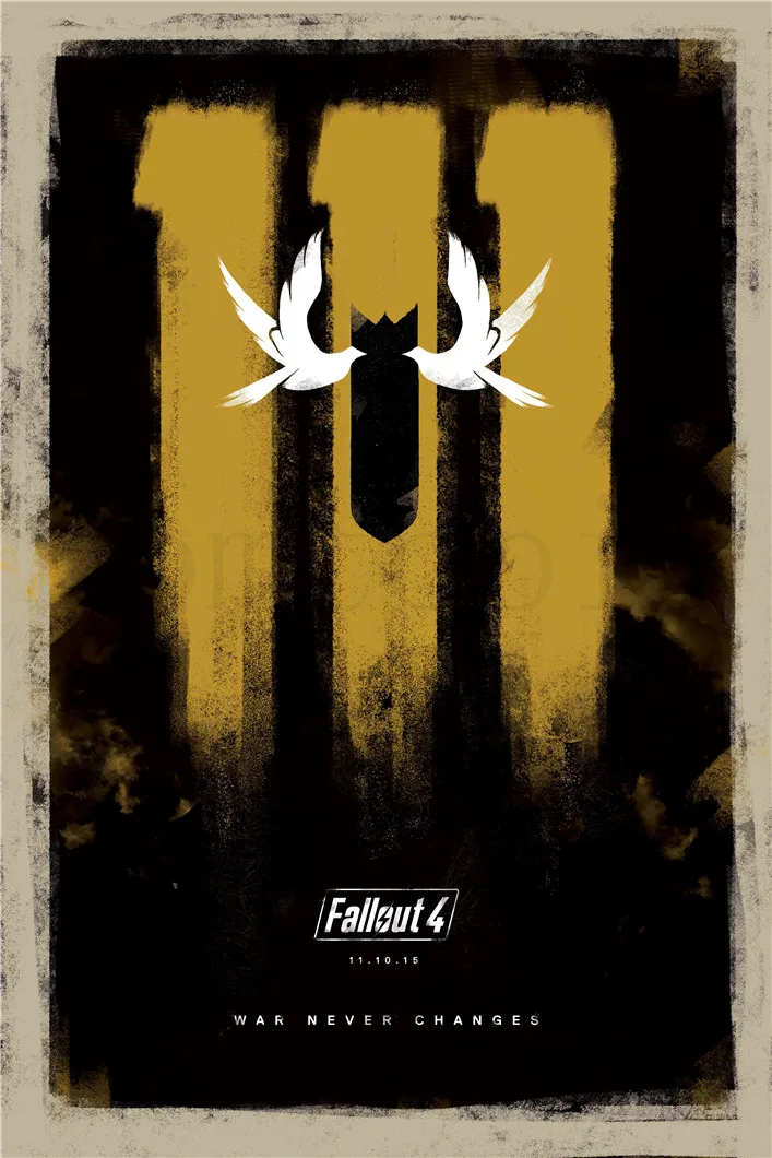 Рекламные плакаты для игр настенные наклейки белая бумага с покрытием принты