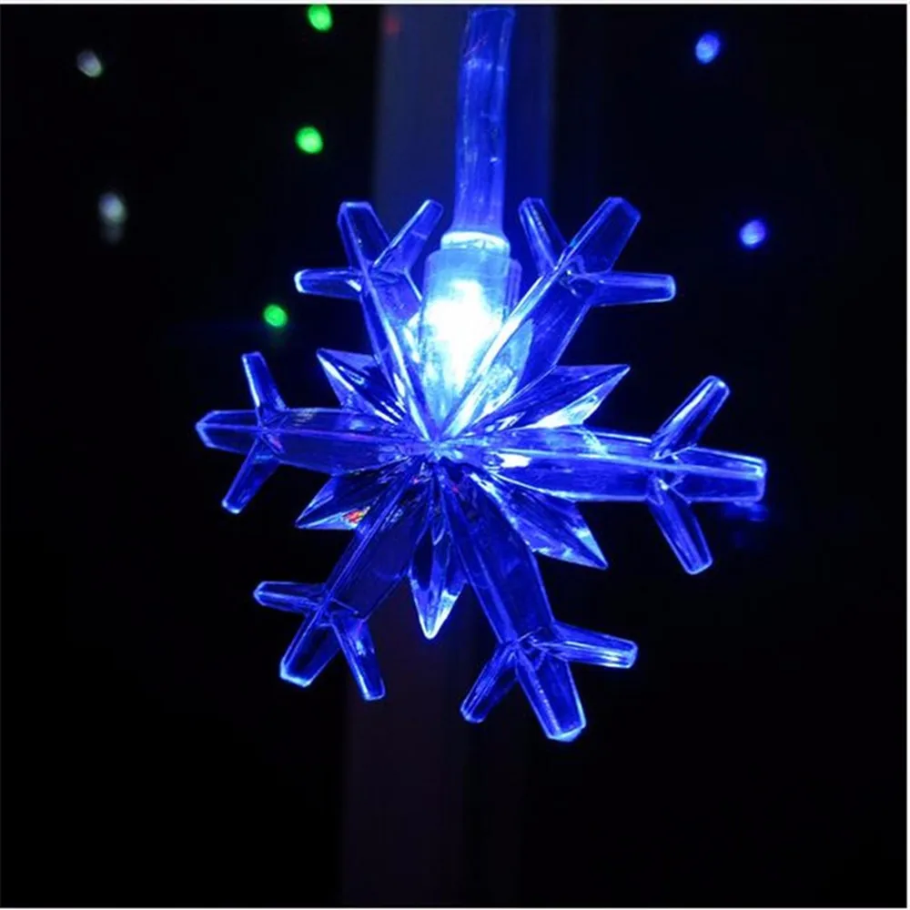 YIYANG 10 м 100led гирлянда для снежных хлопьев СВЕТОДИОДНАЯ Гирлянда свадьбы праздника