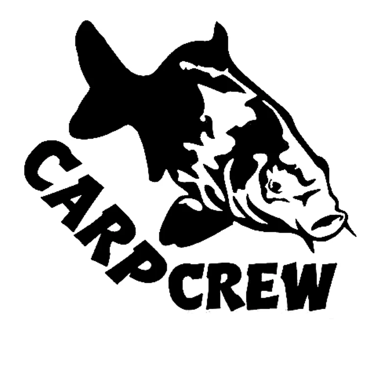 

30cm Carp Crew Fish Car Styling Car Sticker Vinyl Decal
