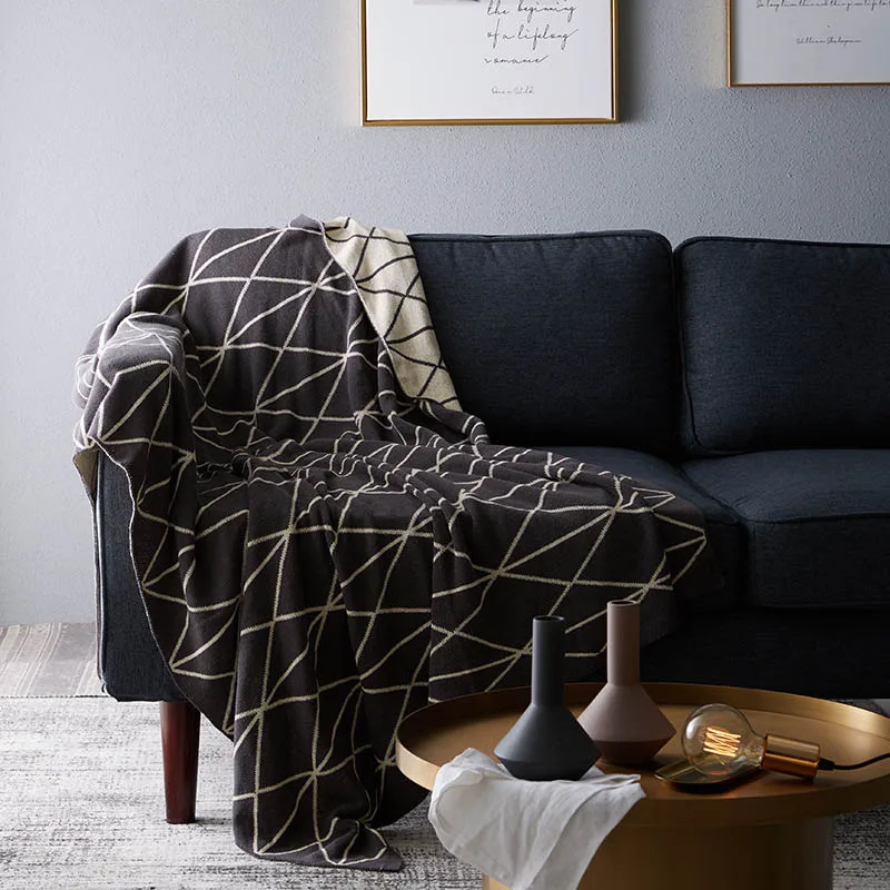 В стиле бохо декоративный диван-одеяло для гостиной чехол трикотажная нить плед