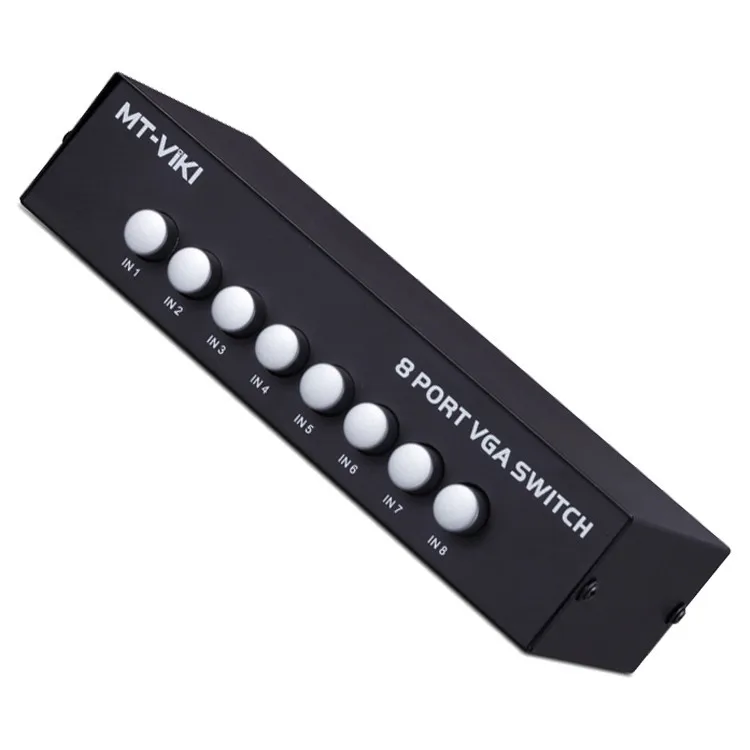 8 портов Настольный VGA Видео разделитель монитора широкоформатный HD|monitor switch box|vga