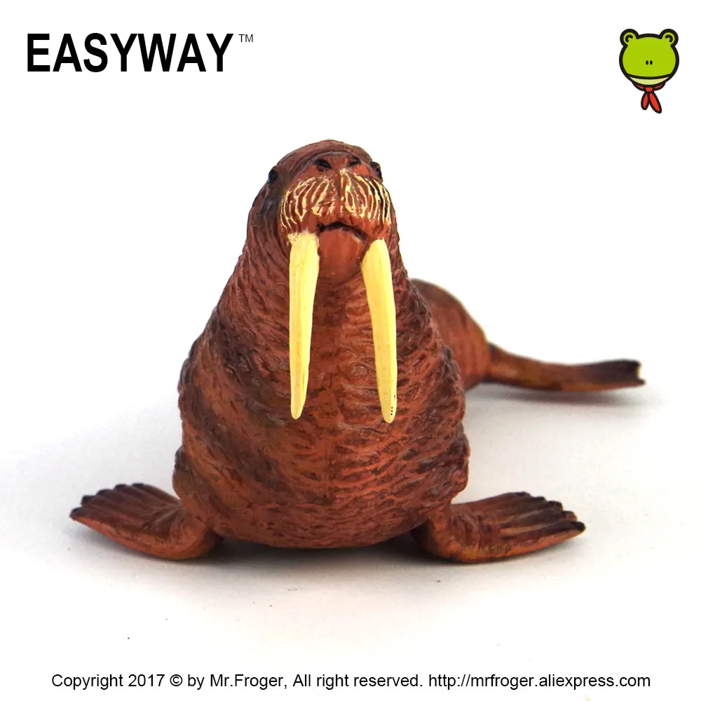 EASYWAY Sea Walrus фигурки животных игрушки для детей Sealife модель мира украшение
