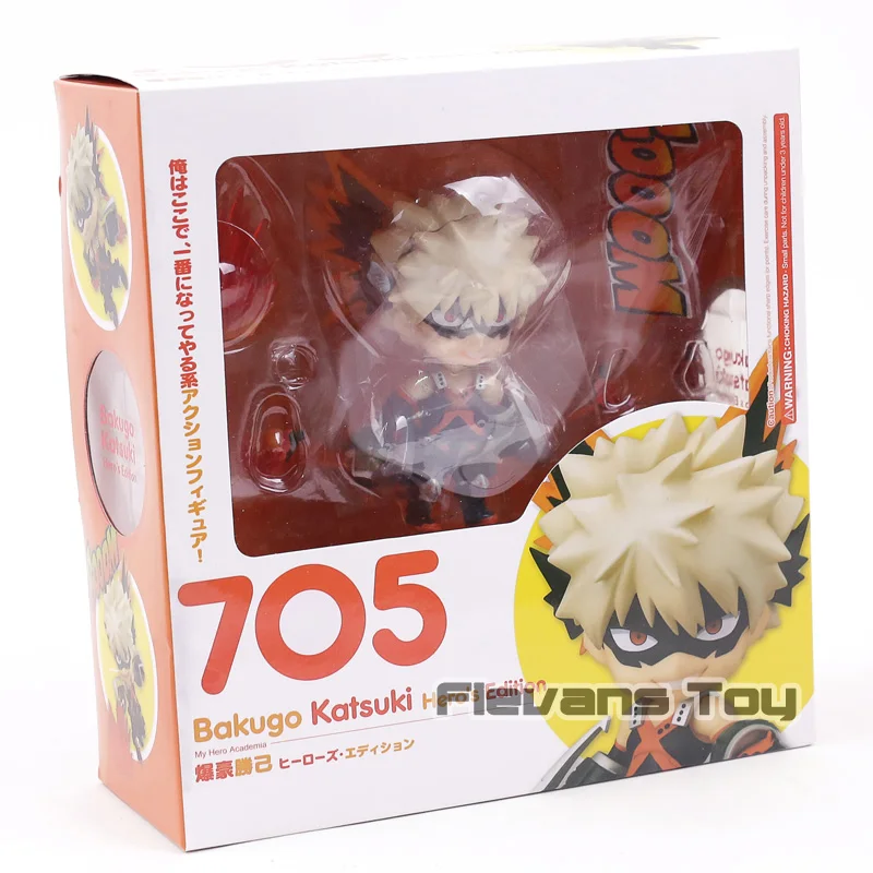 My Hero Academy Nendoroid бакуго кацуки 705 мидория лзуку 686 ПВХ фигурка модель игрушка кукла подарок