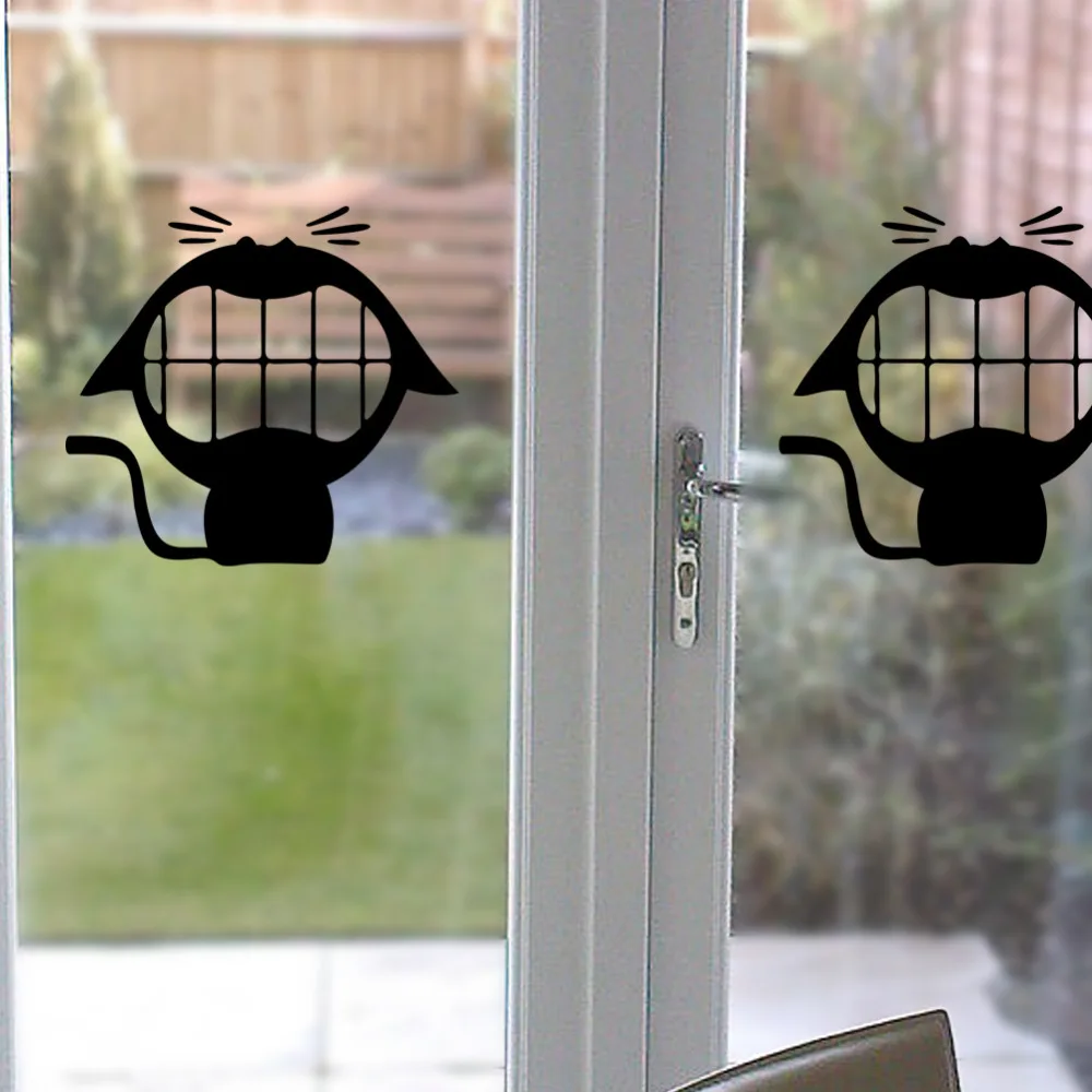 Милые виниловые наклейки на стену для ванной комнаты маленькие вещи Мультяшные