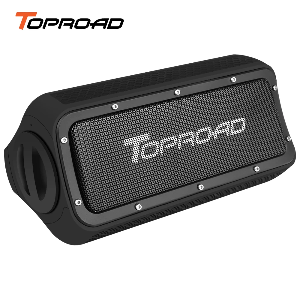TOPROAD портативный уличный 10 Вт Bluetooth динамик водонепроницаемый IP55 ударопрочный
