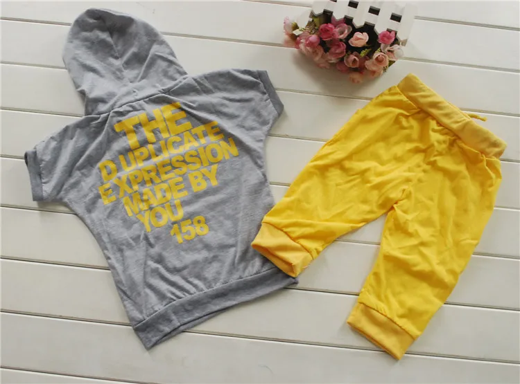 Digital 369 Baby Boys Clothes Sets 2-4years White With Red Pants Children's Tracksuits Cheapest Thin Summer Suit |