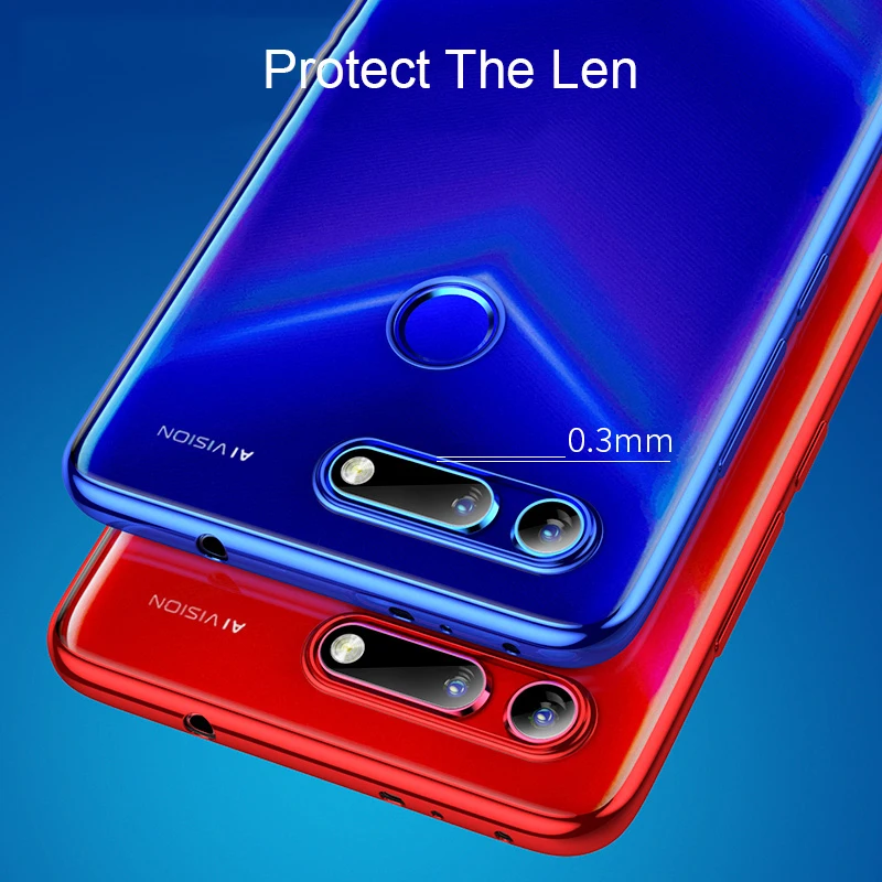 Модный мягкий чехол TPU для Huawei Mate 10 20 Lite P30 Pro P20 P10 P9 Honor 9 7X 8X 7A 7C Nova 4 3 3i 2i Прозрачный коврик.