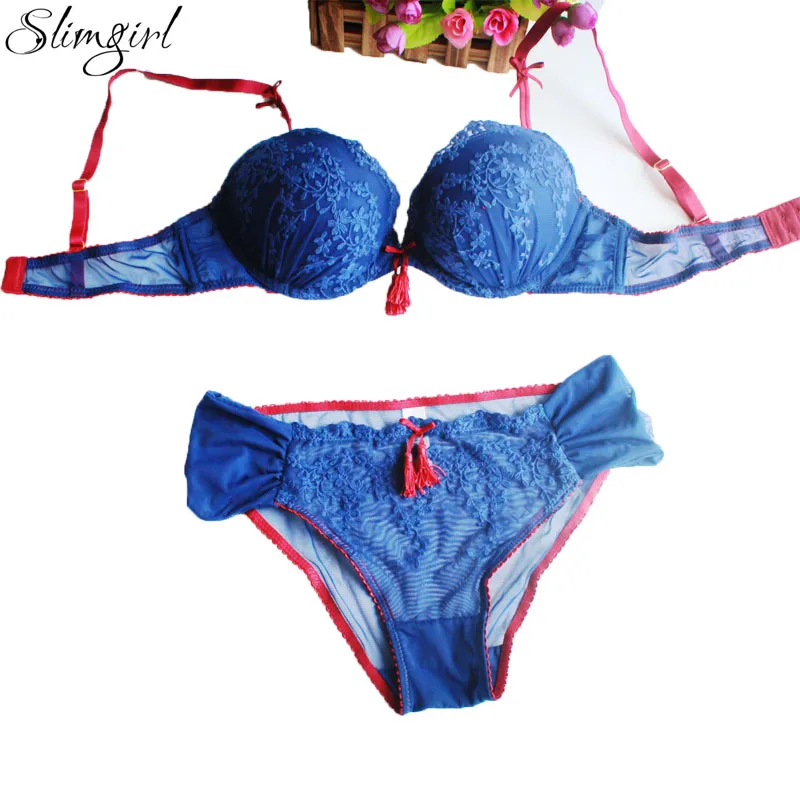 Женский сексуальный кружевной бюстгальтер Slimgirl на косточках с пуш-ап и чашечкой