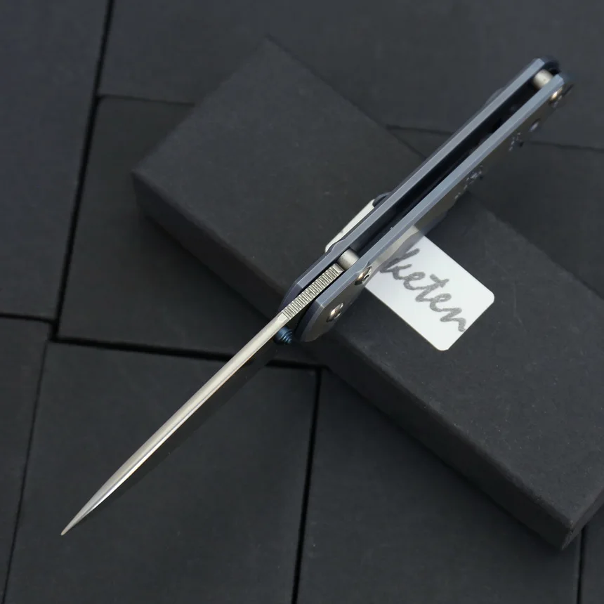 Складной нож BEKETEN small sebenza 21 D2 лезвие с титановым узором ручка для кемпинга охоты
