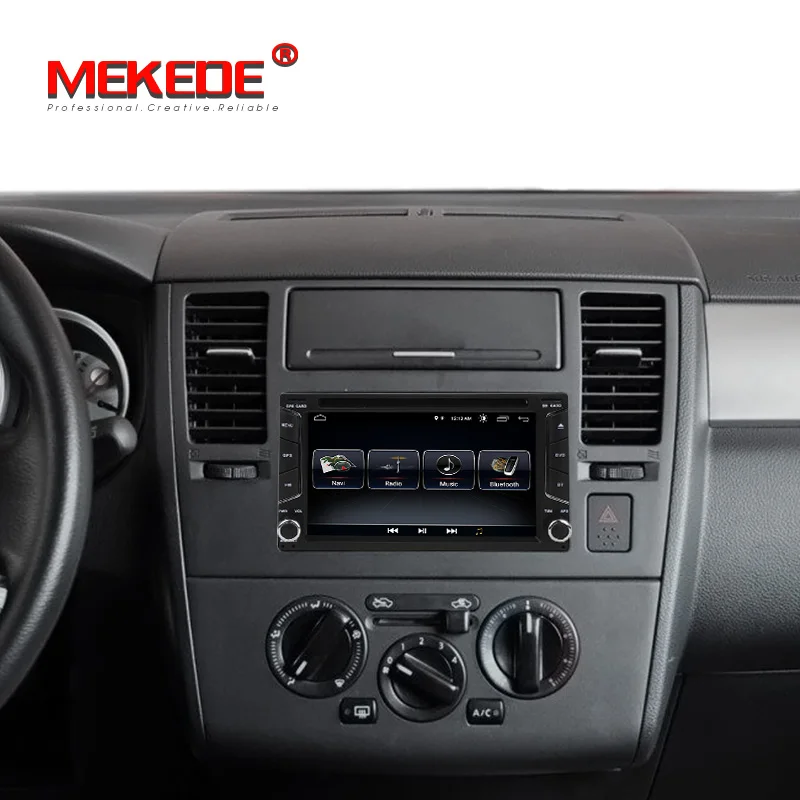 MEKEDE 2 Din Android 8,1 четырехъядерный автомобильный dvd-плеер для универсальной gps-навигации стерео радио wifi Аудио USB SWC 2din универсальный