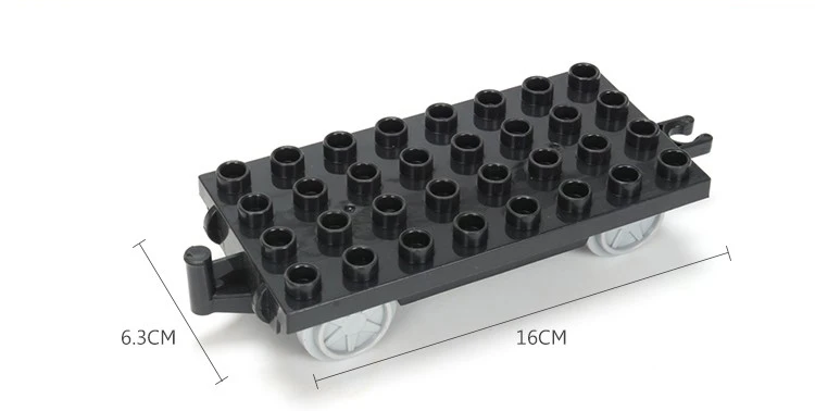 Блоки для поезда железной дороги базовая пластина каретки большая