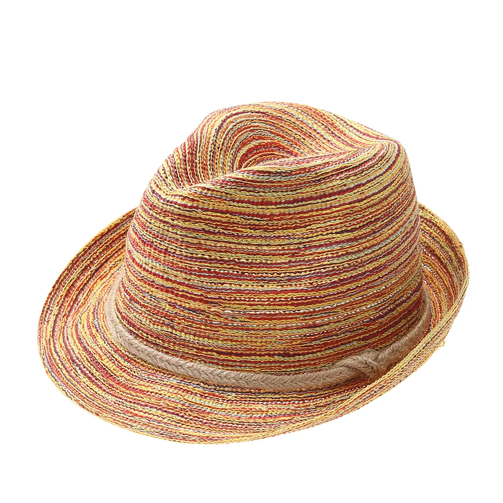 Женская летняя шляпа для девочек кружка термос с соломкой sunhats пляж Джаз шляпы