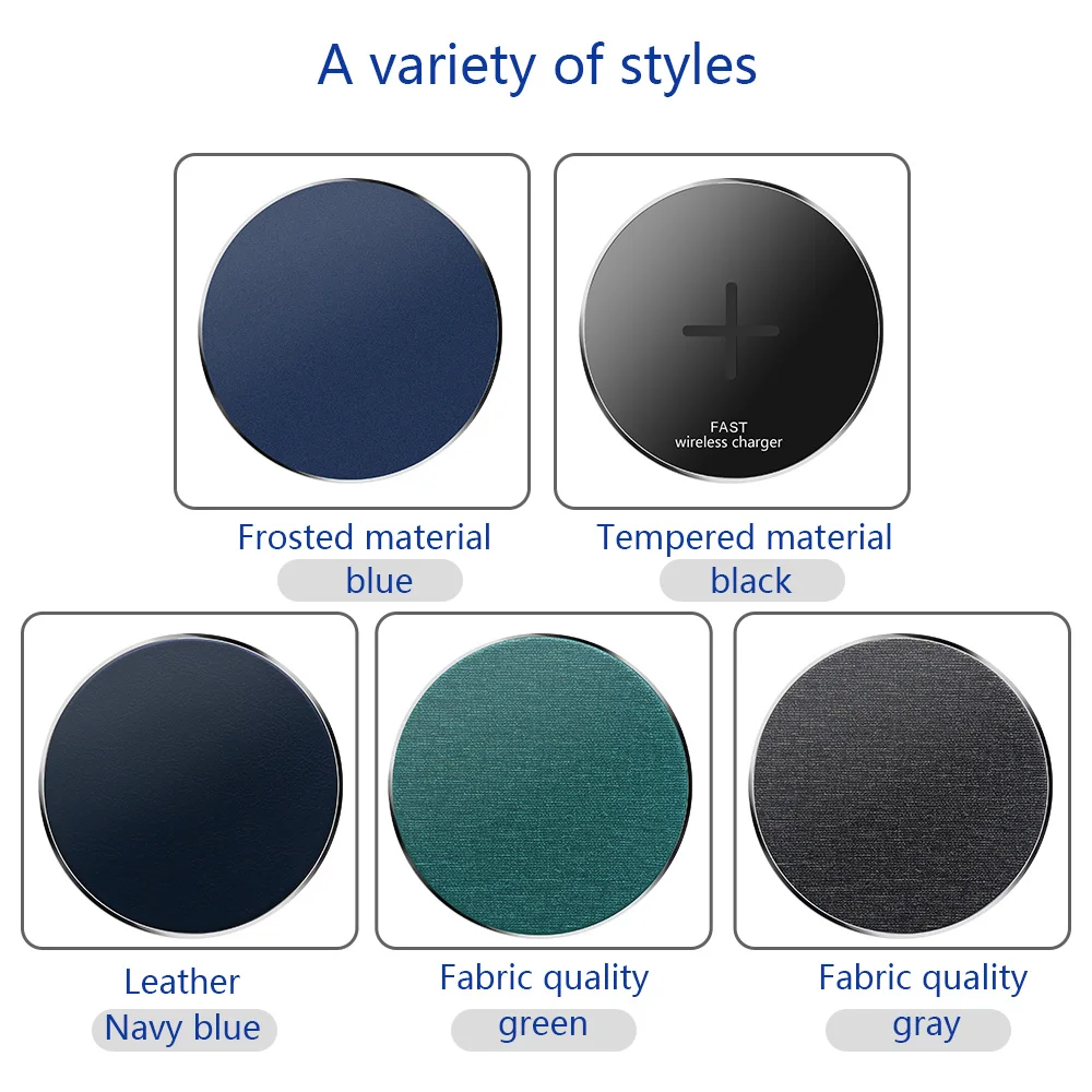 Последнее Беспроводное зарядное устройство USB для iphone x 8 Samsung Galaxy S8 + S9 9 S7 Edge Google Nexus