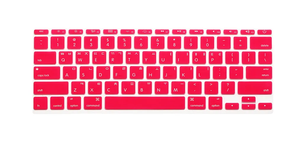AIR 11 корейский чехол для клавиатуры США 5 шт. силиконовый защитный Mac MacBook Air