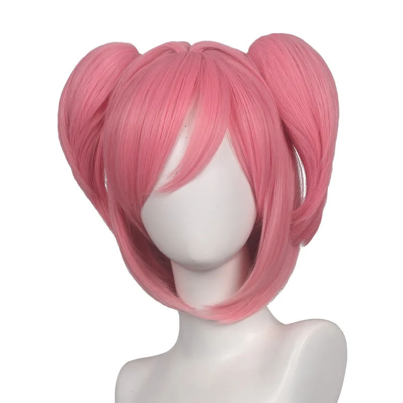 Игра Doki Литературный клуб косплей костюм девушка Sayori Monika Косплей Японская школьная форма повседневный костюм игра Monika Cos - Цвет: Short Wig