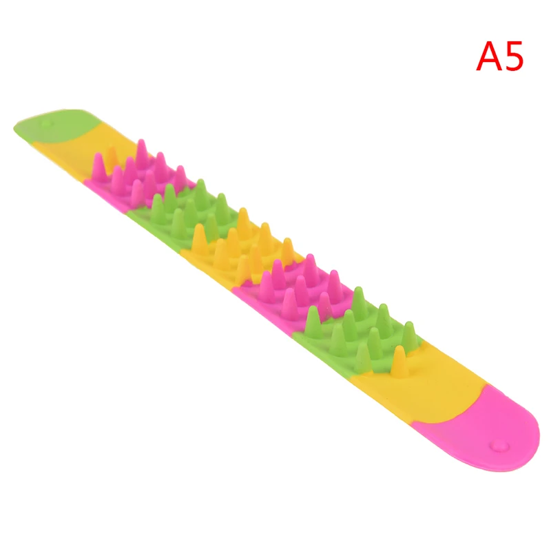 Антистресс для детей Autism Spiky Slap Bracelet силиконовый шип Непоседа браслеты офисные школьные классные сенсорные Классические игрушки