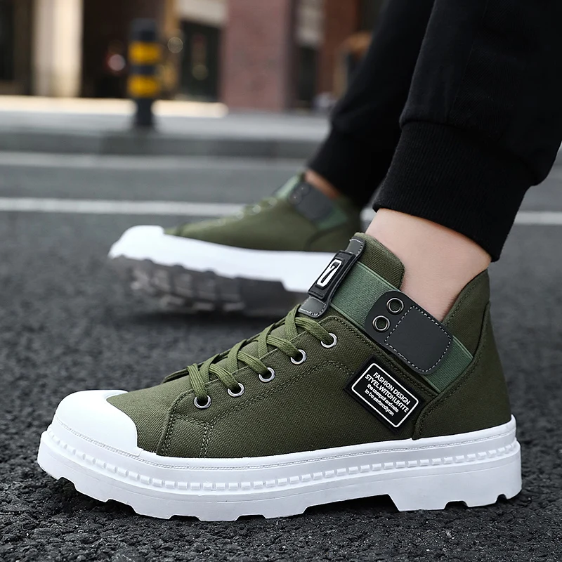 Designer High-Top Casual Shoes Men Sneakers Breathable Mixed Color Walking Footwear hiking shoes men chaussure homme | Обувь